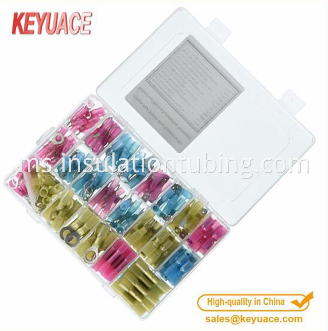 250PCS Insulated Heat Shrink Wire Connectors